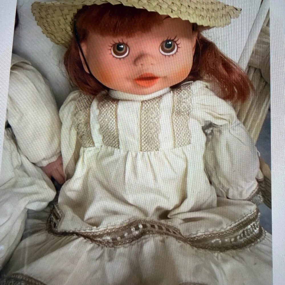 Dolls Pauline Doll Co. French Boy & Girl Red Hair Ivory Outfits Adorable 1980 - Picture 2 of 7